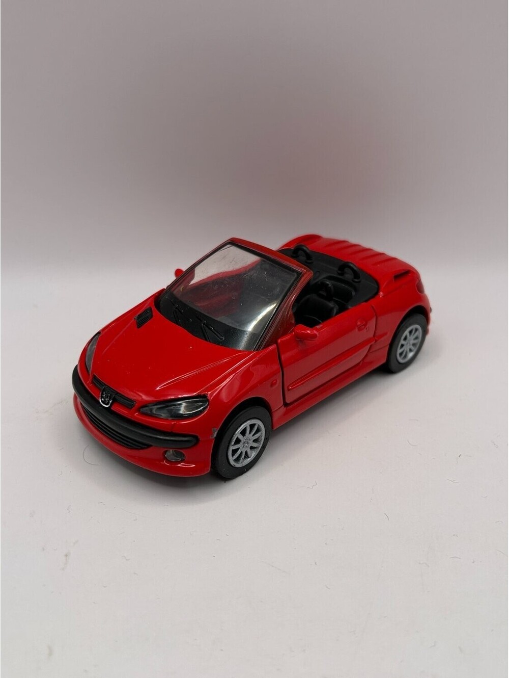 New-Ray Peugeot 206 CC Diecast Model Car 1:32 Scale Red Opening Doors